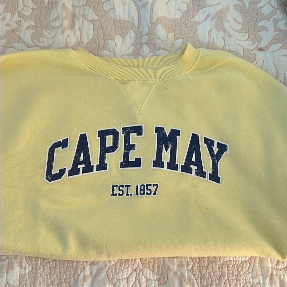 Vintage Yellow Cape May Sweatshirt